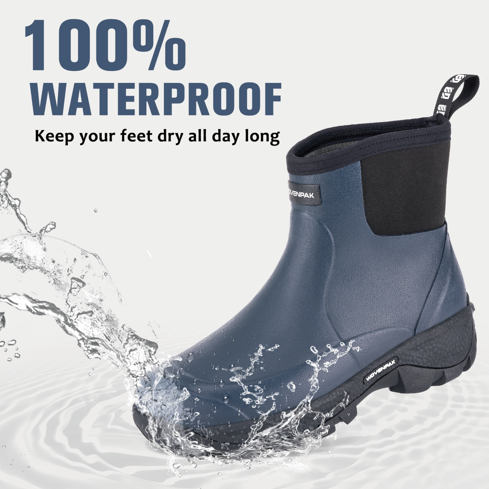 WOVENPAK Rubber Boots for Men - Wovenpak